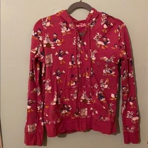 Donald Duck Zip Up Sweater